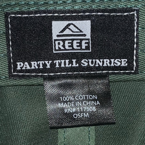 Reef Outrider Twill Flat Bill Hat/Cap-OSFM NWT - Picture 10 of 10